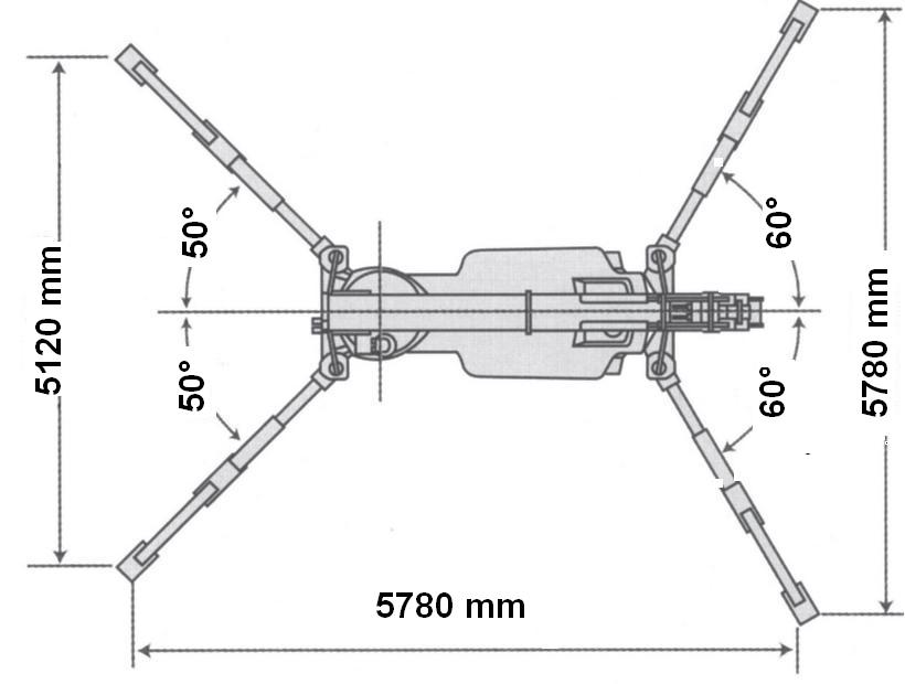 Minikran Maeda - MC405 CRMEF Diagramm 2